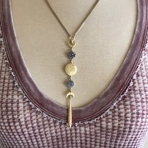 BNWT Lucky Brand Moon Necklace